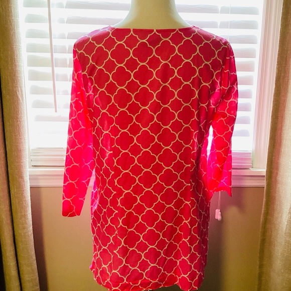 St. John's Bay Pink Tunic Size M - Picture 4 of 4